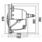 Фото №3 Прожектор галогенный Hayward Design 3478 (300 Вт) White