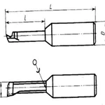 фото Резец координатно-расточной для глухих отверстий