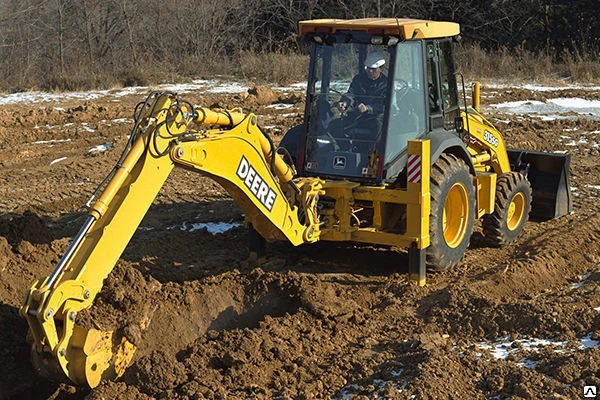 Фото Экскаватор погрузчик John Deere 315