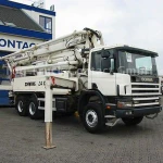 фото Автобетононасос Schwing KVM 34 X на базе Scania 94C310. Г/в 2001.