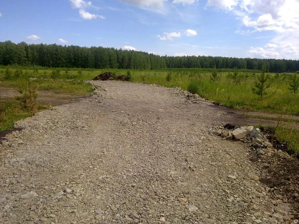 Фото Строительство грунтовой дороги