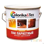 фото Лак паркетный полуматовый Colorica Tex 2,7л