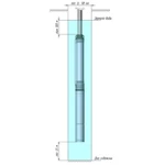 Фото №2 Погружной скважинный насос 3,5" UNIPUMP ECO MIDI-0 (370Вт, 20м)