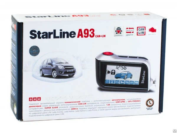 Фото Автосигнализация StarLine A93 CAN+LIN