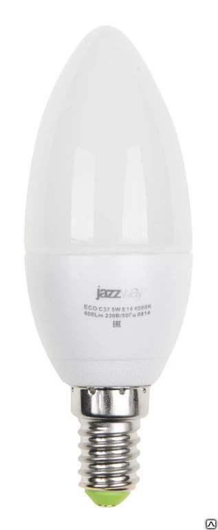 Фото Светодиодная лампа Jazzway E14 5W C37 3000K