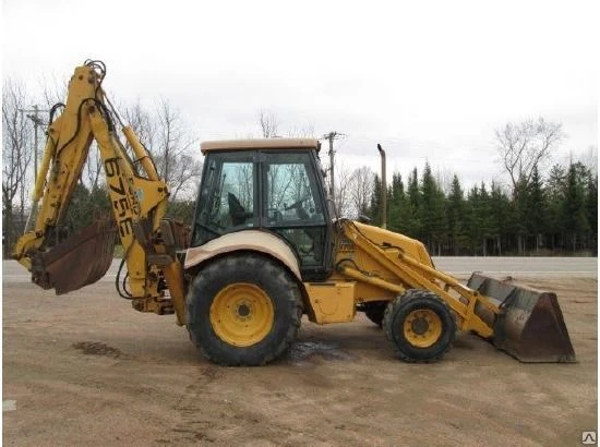 Фото Аренда экскаватора-погрузчика New Holland 675E