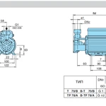 Фото №4 Насос вихревой Calpeda TP 80 230/400/50 Hz