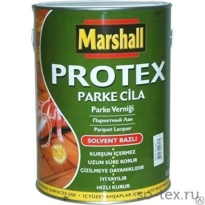 Фото Лак marshall protex для паркета глянцевый 0.75 л