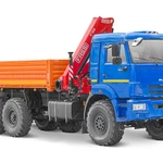 фото Краноманипуляторная установка Fassi F155А 0.22 на шасси КАМАЗ 43118