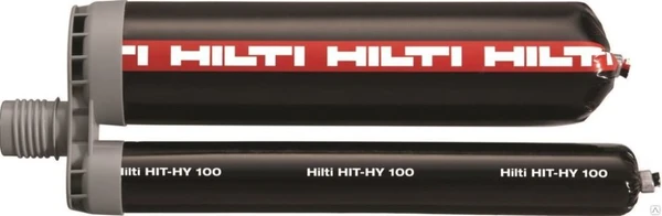 Фото Химический анкер HILTI HIT-HY 100 для крепления в бетоне без трещин.