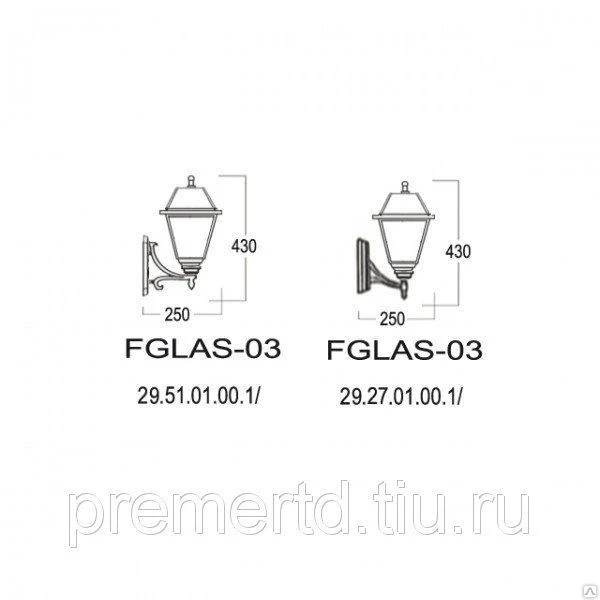 Фото Светильник настенный Глазго FGLAS-03