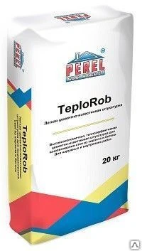 Фото Штукатурная смесь Perel TeploRob 0518 (20кг)