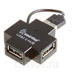 фото Хаб USB 2.0 Smartbuy 4 порта, черный (SBHА-6900-K)