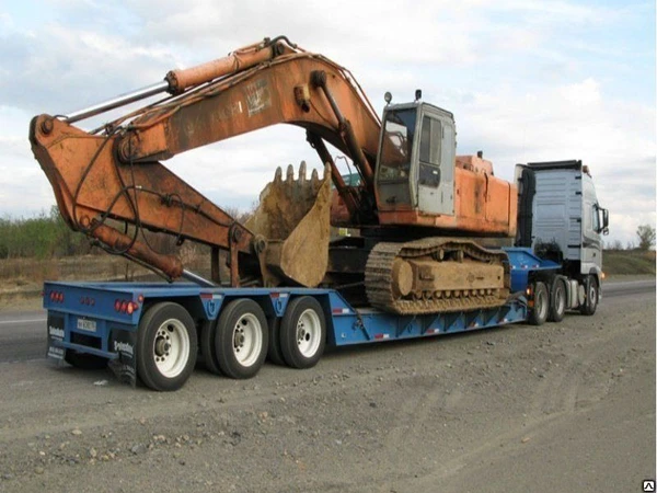 Фото Аренда трала низкорамный Trailer Low-bed Trailer