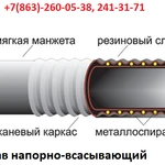 Фото №4 Рукава напорно-всасывающие, фторопластовые, заправочные, резиновые, металлические