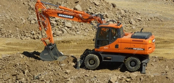 Фото Аренда колесного экскаватора Doosan DX160W, Санкт-Петербург