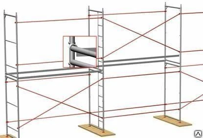 Фото Леса строительные облегченные ЛРСП-250 D-32 мм