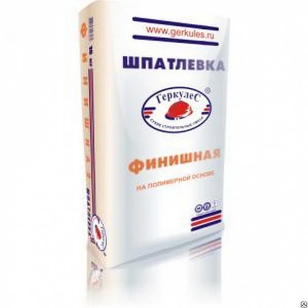 Фото Шпатлевка гипсовая "Финишная" 4кг поддон 180шт (Геркулес)