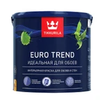 фото Интерьерная краска для обоев и стен Euro Trend матовая, база А Tikkurila, 2,7 л