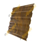 фото Профнастил МП-20 0,5 Printech Real Print Noble Chestnut (Благородный каштан)