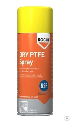 Фото Сухая смазка DRY PTFE Spray от -200 до +270 С