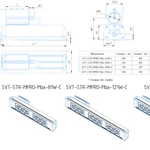 Фото №3 Промышленный светильник Модуль PRO SVT-STR-MPRO-Max-81Вт-45x140-C 145 Лм/Вт 11710 Лм