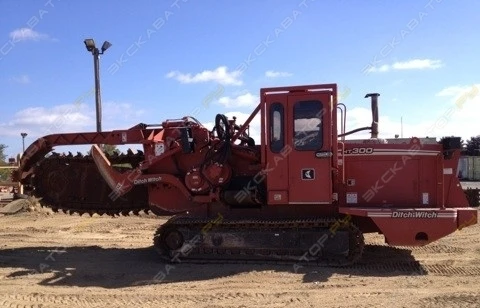 Фото Аренда траншейного экскаватора (траншеекопателя) Ditch Witch HT300, Москва