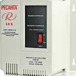 фото Стабилизатор напряжения однофазный РЕСАНТА АСН- 1 000 Н/1-Ц Lux