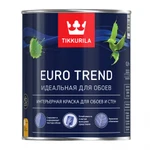 фото Интерьерная краска для обоев и стен Euro Trend матовая, база А Tikkurila, 0,9 л