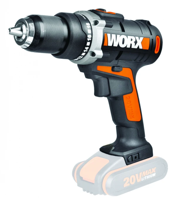 Фото Аккумуляторная дрель-шуруповерт 20 В Worx WX183.9