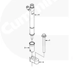 фото Форсунка на двигатель Cummins Евро 2 DongFeng (ДонгФенг )300 л.с. 3283160