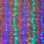 фото Гирлянда "Светодиодный Дождь" 2.5x2м свечение с динамикой 300LED мультиколор 230В провод прозр. Neon-Night 235-059