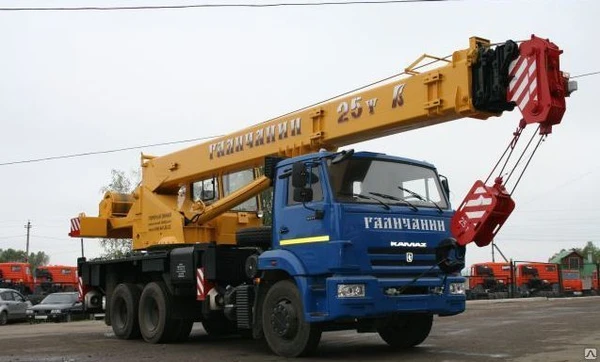 Фото КС 55713-1В автокран 25т. с гуськом (КАМАЗ-65115) ЕВРО-4