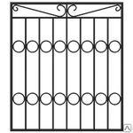 фото Кованая решетка оконная Р-20