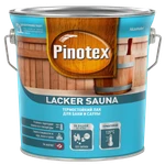 фото PINOTEX LACKER SAUNA ТЕРМОСТОЙКИЙ ЛАК НА ВОДНОЙ ОСНОВЕ ДЛЯ БАНИ И САУНЫ ПОЛУМАТОВЫЙ Пинотекс