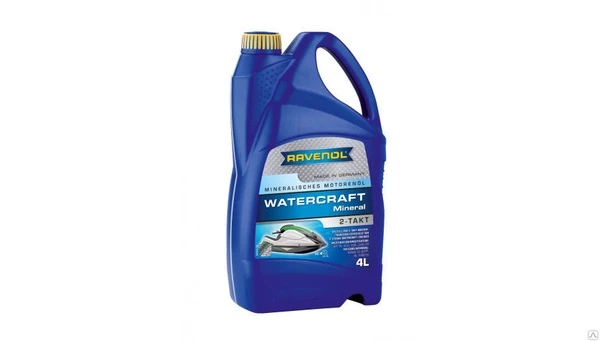 Фото Минеральное моторное масло RAVENOL WATERCRAFT Mineral 2-Takt (4л)