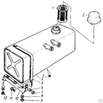 фото Бак масляный в сборе 4014-4615010-11