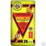 Фото Клей плиточный ЮНИС XXI 25 кг