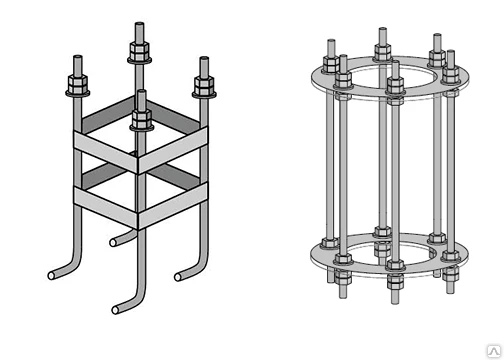 Фото Анкерные фундаментные блоки сварные и сборно-разборные