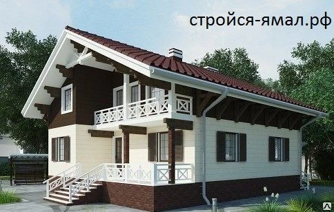 Фото Каркасный дом 203 м2 двухэтажный