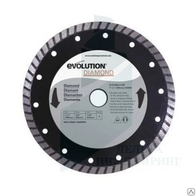 Фото Диск Evolution RAGEBLADE185DIAMOND 185х20х2,5 алмазный Evolution