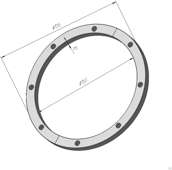 Фото Кольцо проставочное 9ACU-3731-3B (TCY-9PA; LMC-P660)