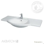 фото Раковина Лацио 110 см белая Акватон 1A701931LC010 Aquaton