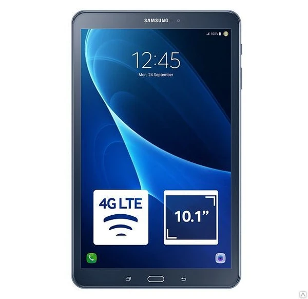 Фото Планшет 10.1" Samsung Galaxy Tab A SM-T585N, 16Gb, LTE, Android, 
синий