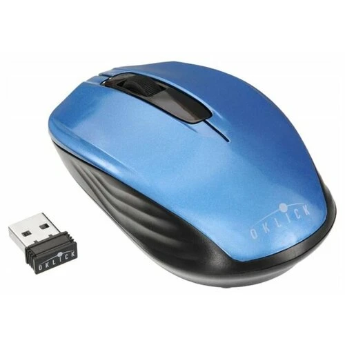 Фото Мышь Oklick 475MW Black-Blue USB