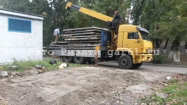 Фото Перевозка железобетонного сборного гаража