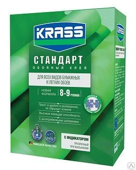 Фото Клей обойный Стандарт 180г Krass