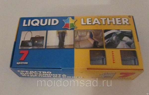 Фото Комплект клей реставратор Жидкая кожа Liquid Leather средство для ремонта в