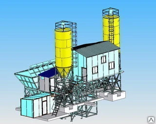 Фото Установка бетоносмесительная БСУ-250 приобъектная