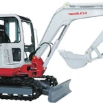 фото Гусеничный миниэкскаватор Takeuchi TL 145, ковш 0,14 м3